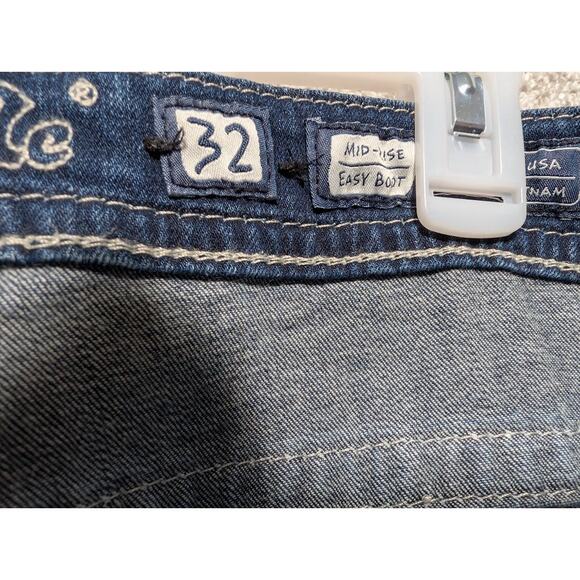 Baggy MissMe Jeans Womens Mid-Rise Easy Boot STYLE Y2K 2000's Size 32 - Picture 4 of 8